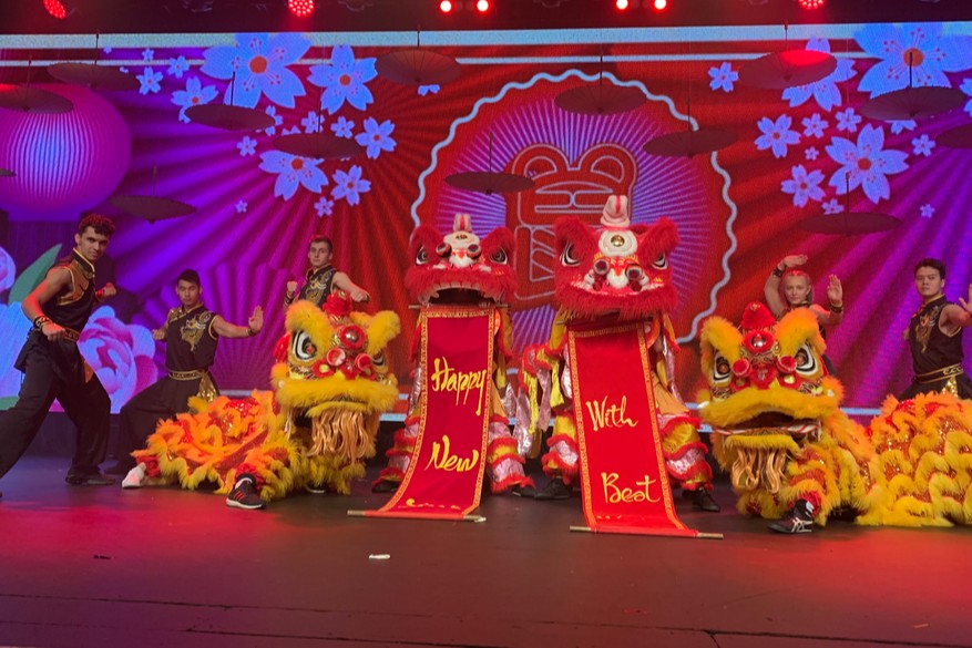 Lunar Lion Stunt Show
