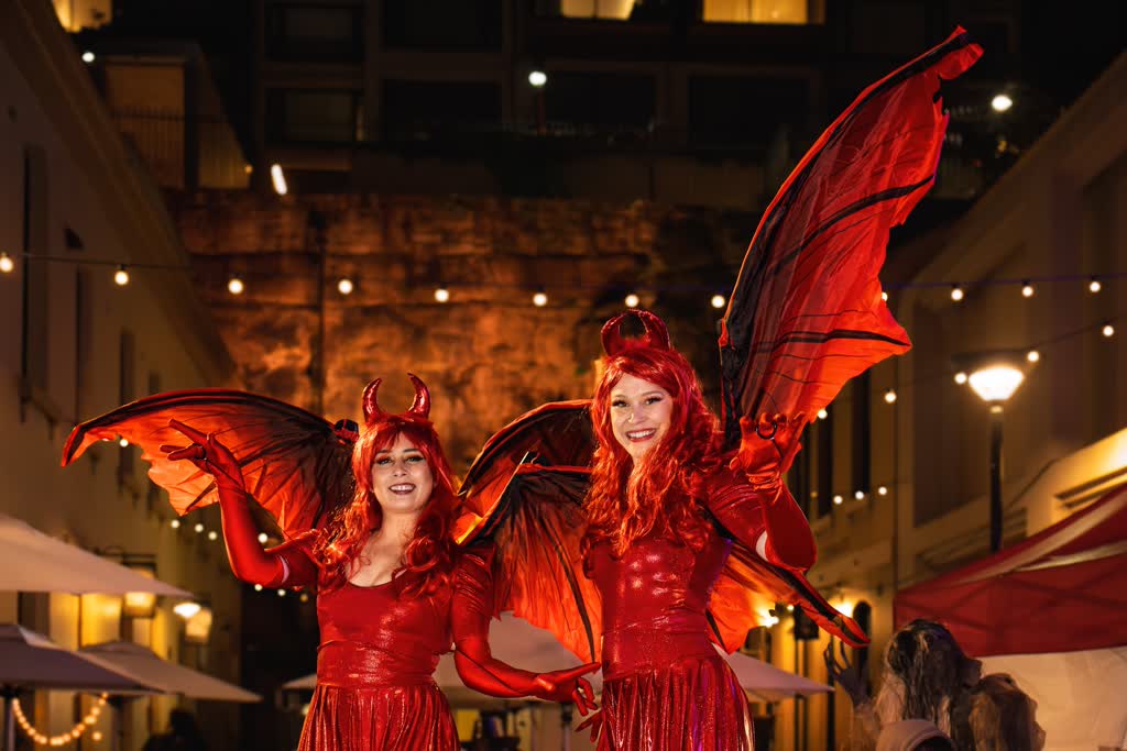 Devil Darling Stilt Walkers