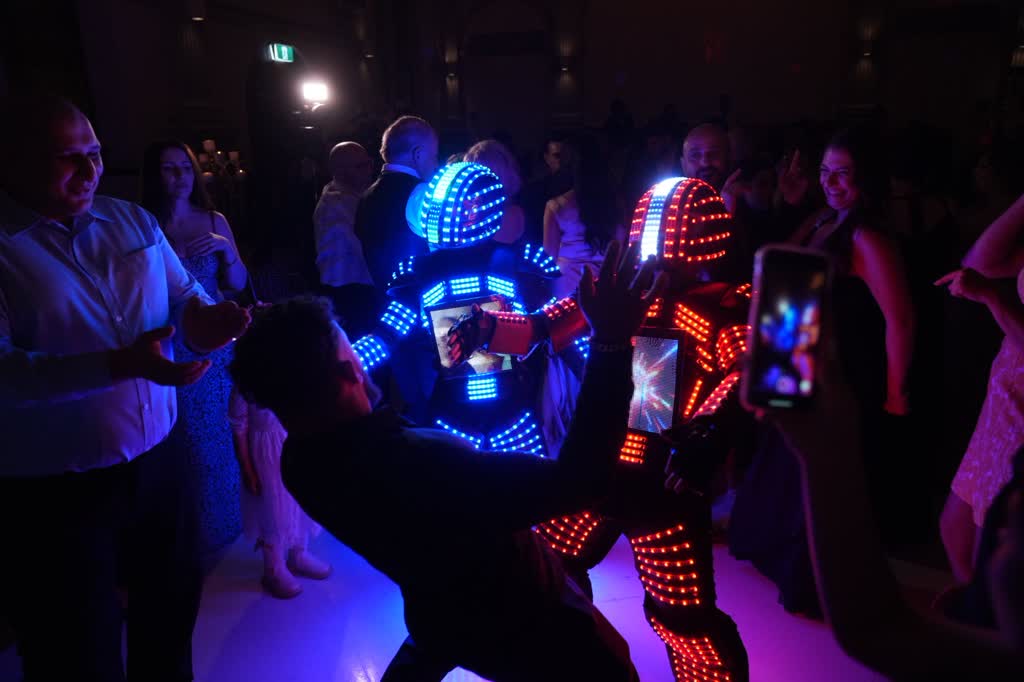 LED Robot Stunt Show photo 3
